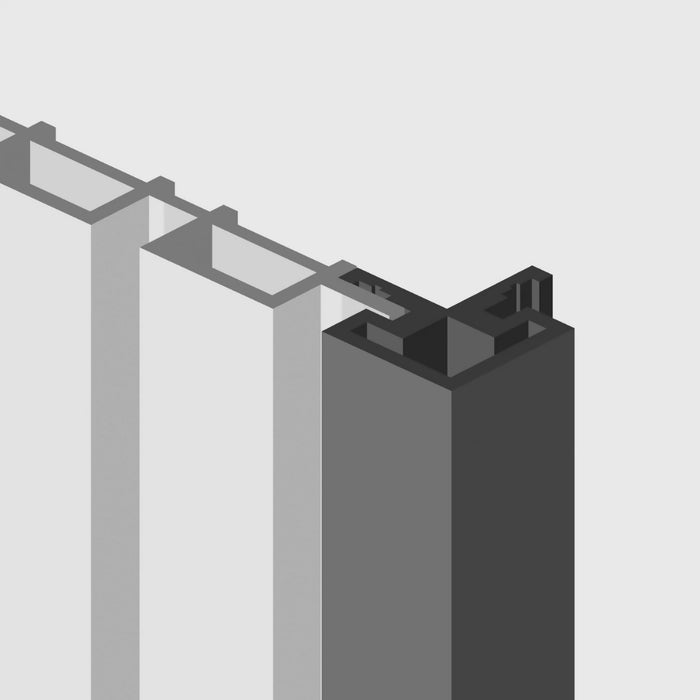 Slat Exterior WPC Panelling - External Corner