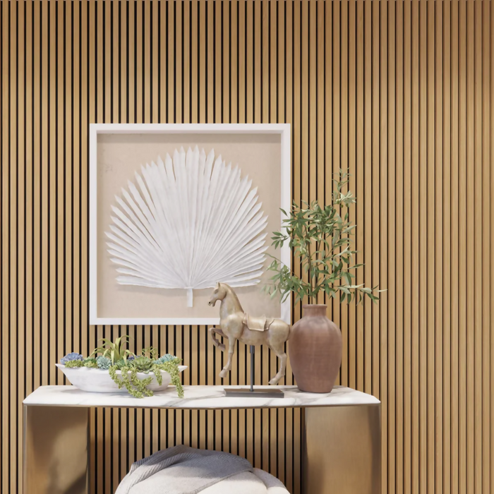 Slat Interior - Natural Oak Black Backing
