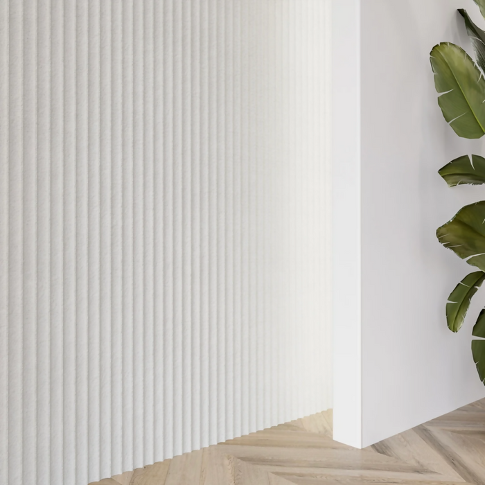 Crete - Waved - White