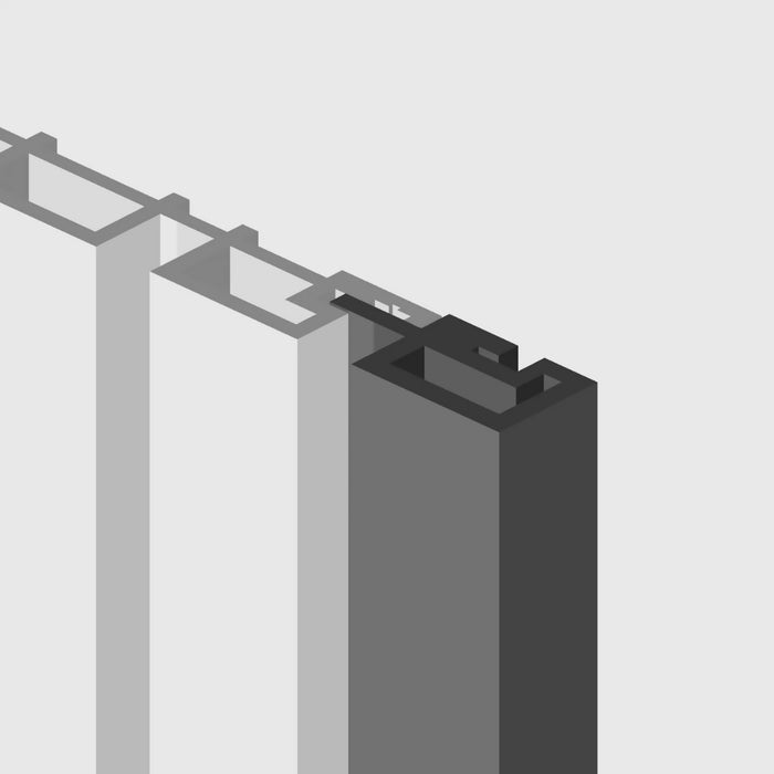 Slat Exterior WPC Panelling - End Strip