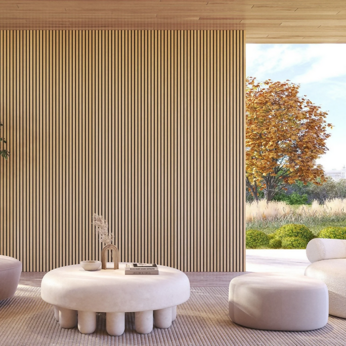 Slat Exterior WPC Panelling - Oak