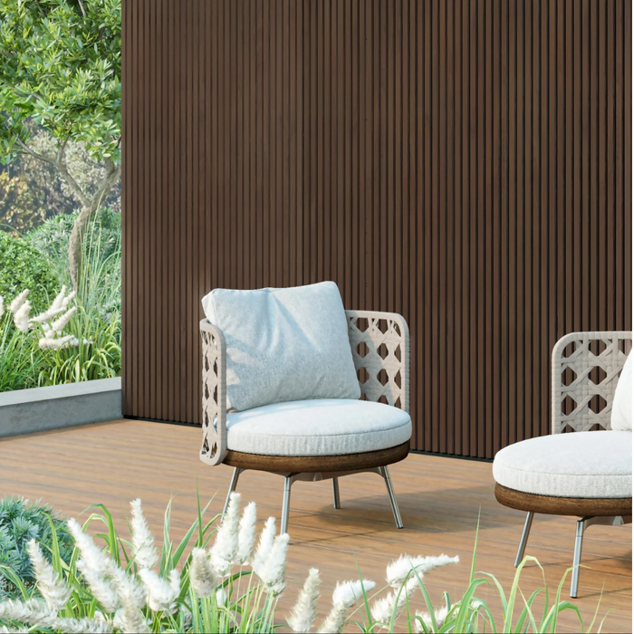 Slat Exterior WPC Panelling - Cedar