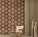 Hex Panelling black walnut.