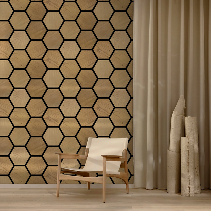 Slat Interior - HEX White Oak
