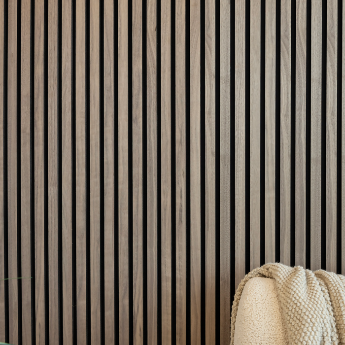 Slat Interior - Black Walnut - Black Backing