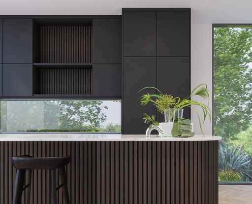 Slat interior natural eboney