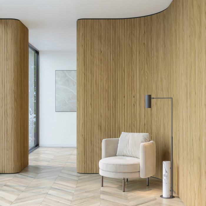 Linear - FlexFold V Slat White Oak