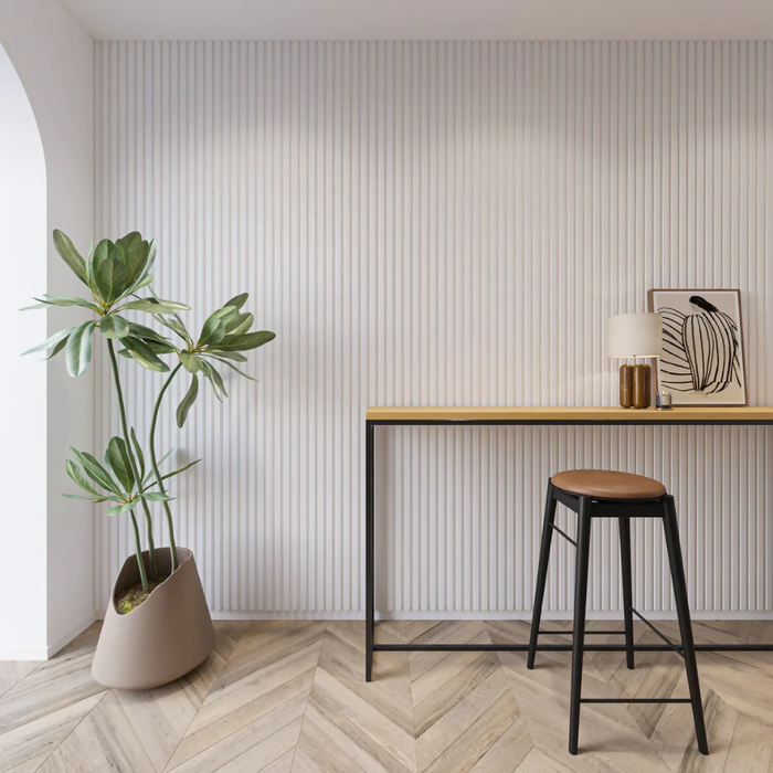 Slat Interior - Glacier White