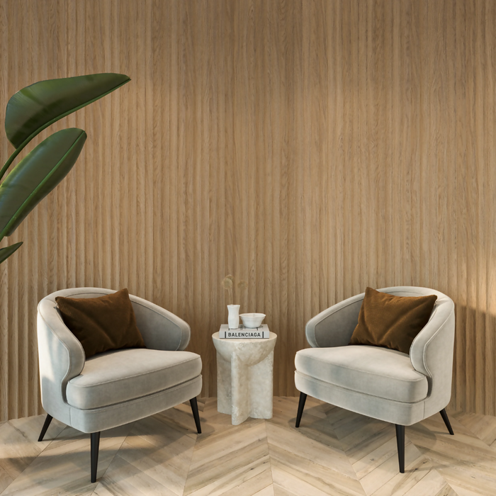 Linear - Flex Waved White Oak