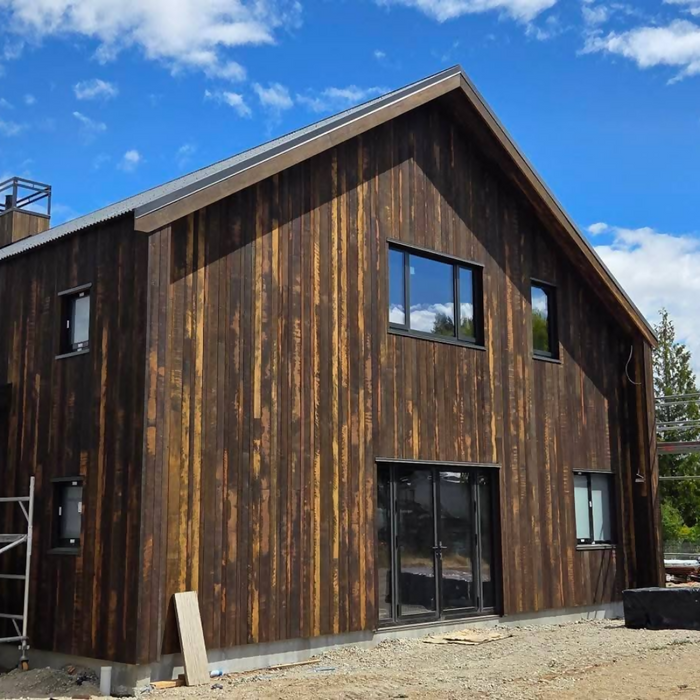 Sawn with Oil Brushed Finish - Exterior Cladding